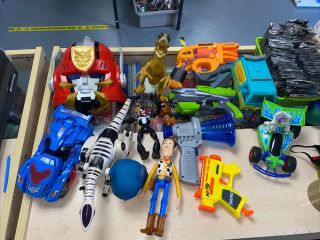 Action Figure Toy Story Scooby Doo Nerf Gun Joblot Of Toys