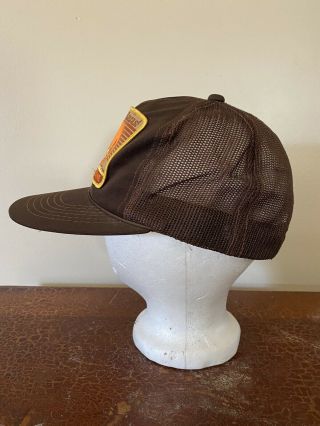 Vintage KANSAS WILDTRUST FISH & GAME SnapBack 1/2 mesh patch trucker hat 2