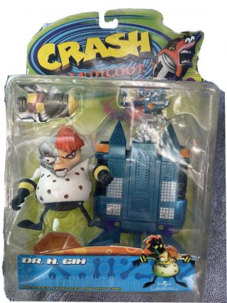 Resaurus Crash Bandicoot Dr.  N.  Gin Action Figure