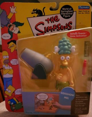 2001 The Simpsons Series 5 World Of Springfield Sideshow Mel Interactive Figure