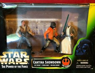 Star Wars Cantina Showdown - Dr.  Evazan,  Ponda Baba,  Obi - Wan Kenobi