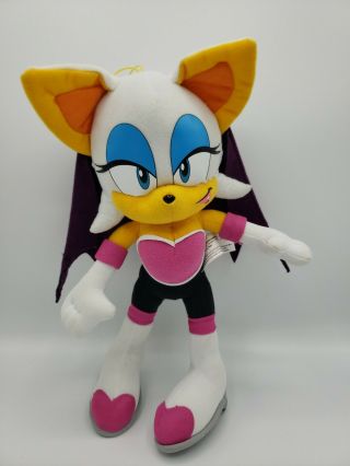 Rouge The Bat 12 " Sonic Plush.  Great Eastern Entertainment.