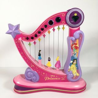 Disney Princess Music & Magic Dance N’ Spin Musical Harp Toy Quest
