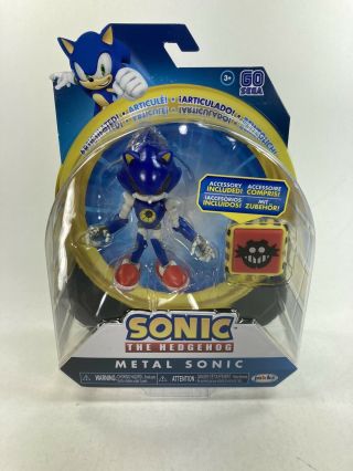 Sega Sonic The Hedgehog Metal Sonic Articulated 4 " Action Figure Jakks Pacific