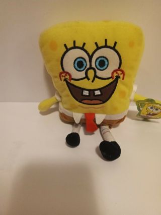 One Nanco Spongebob Squarepants Plush 2010 Stuffed Animal Doll Toy 7” Small