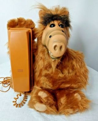 Vintage 1988 Alf Push Button Telephone Phone The Alf Phone Model 618s Cond.