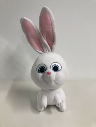 Ty Snowball Secret Life Of Pets Bunny Rabbit Stuffed Animal 14 "