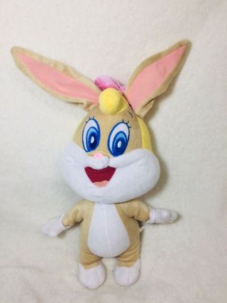 Baby Looney Tunes Lola Stuffed Animal Pink Bow Six Flags Exclusive Bunny Plush