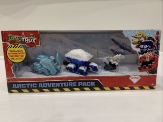 Netflix - Mattel Dinotrux Arctic Adventure Pack [exclusive Snowblazer]