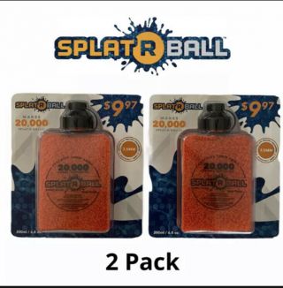Splat R Ball Water Bead Blaster 40k Refill Pack Ammo Splatrball 2 - Pack 7.  5mm