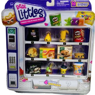 Shopkins Real Littles Vending Machine 16 Pack With 4 Hidden Surprises