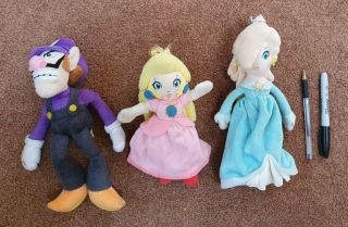 Mario Soft Toys 8 " Princess Peach Rosalina Waluigi Plush Nintendo