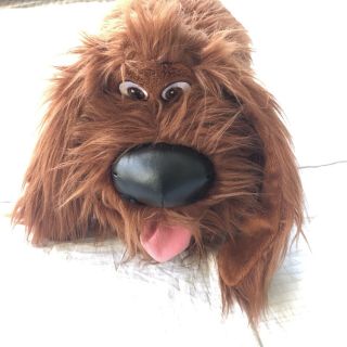 The Secret Life Of Pets Duke Brown Dog Plush Stuffed Animal Toy Long Hair 21 "