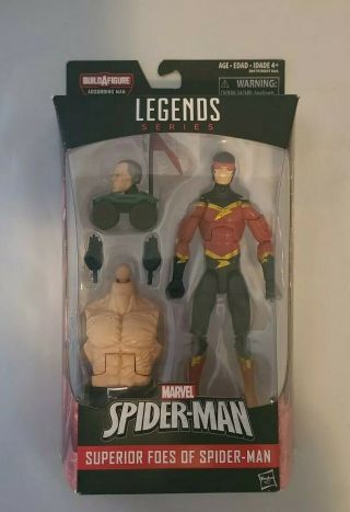 Marvel Legends Spider - Man Superior Foes Build A Figure 2015 By Hasbro Spiderman