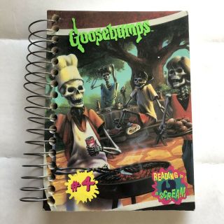 Vintage Goosebumps 5.  5” Notebook 4 Reading Is A Scream.  1990’s