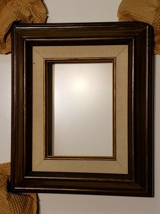 Vintage Wood Picture Frame Fits 5x7 Canvas