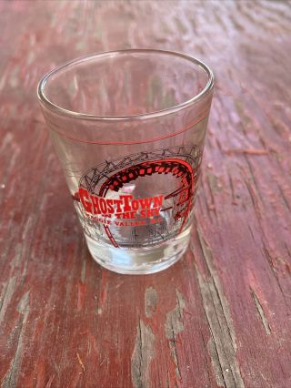 Vintage Ghost Town In The Sky Maggie Valley North Carolina Souvenir Shot Glass