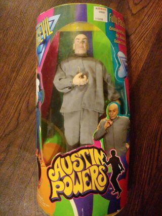 Austin Powers Dr.  Evil & Mr.  Bigglesworth Doll Action Figure Line Prod.  1998