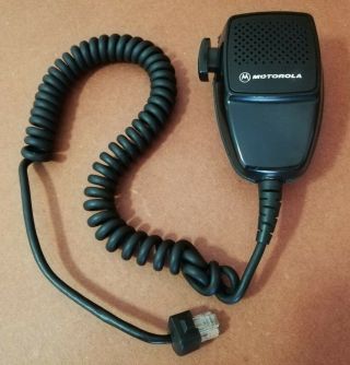 Vtg Motorola Hmn3596a Palm Mic For Cm140 Cm160 Cm340 & Cm360 2 - Way Mobile Radios