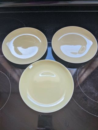 3 Vintage Russell Wright Iroquois Casual Lettuce Light Green Salad Plates 7 - 3/8 "