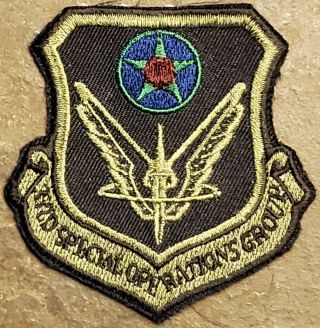 Usaf 352nd Special Operations Group Raf Alconbury Subdued Patch Rare Vtg Org Mil