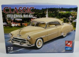 Amt Ertl Classic 1951 Chevy Bel Air 1:25 Scale Model Kit Pre - Owned Open 31923
