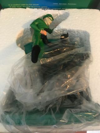 Batman Forever And The Riddler Statue Cold - Cast Applause Inc 1995 Nib