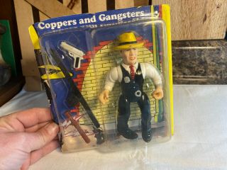 Vintage 1990 Coppers And Gangsters Dick Tracy Action Figure