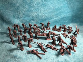 Army Toy Soldiers Military German Wwii Action Figures 44 Pc