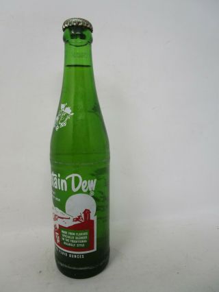 (6) Vintage 1960 ' s MOUNTAIN DEW 10 oz bottle Zeke and Daisy Dew Fully 2