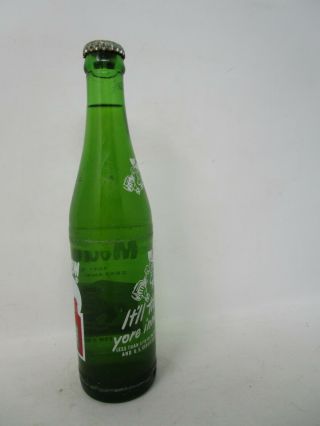 (6) Vintage 1960 ' s MOUNTAIN DEW 10 oz bottle Zeke and Daisy Dew Fully 3