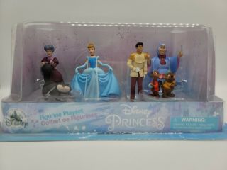 Disney Cinderella Figure Play Set 70th Anniversary Figure Playset Cake Topper