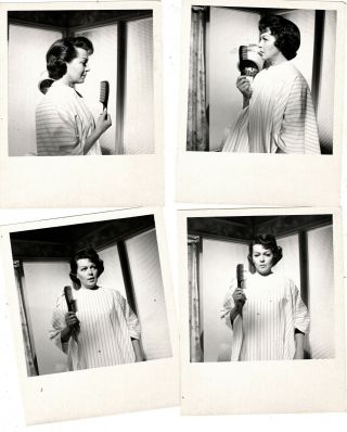Actress Lana Turner,  Hairdressed Test For Madame X Set - 16 Vintage Photo
