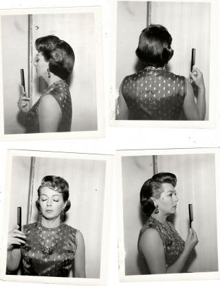 Actress Lana Turner,  Hairdressed Test For " Madame X " 1 - Vintage Photos