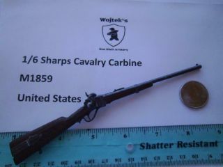 Le08 1/6 Homemade Sharps Cavalry Carbine M1859 United States Acw