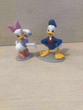 Disney Daisy & Donald Duck Pvc Figure Or Cake Toppers Just Play