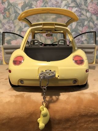 Mattel Barbie Volkswagen Yellow Beetle Bug 2000 Vw Car Vehicle Vintage