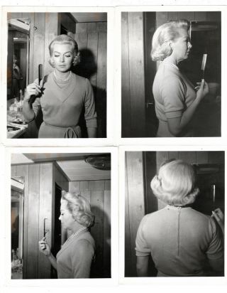 Actress Lana Turner,  Hairdressed Test For Madame X Set - 23 Vintage Photo