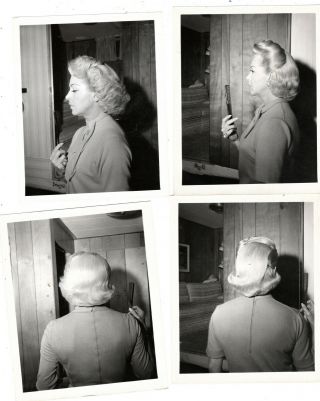 Actress Lana Turner,  Hairdressed Test For Madame X Set - 11 Vintage Photo