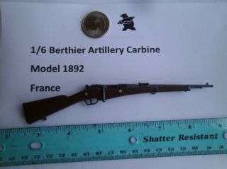 Lb05 1/6 Homemade Wwi Wwii Berthier Artillery Carbine Model 1892 France