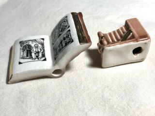 Miniature Vintage Ceramic Arcadia Salt and Pepper Shakers - Camera & Photo Album 2