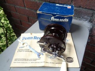 Vintage Penn No.  85 Sea Boy Conventional Reel /box /papers /wrench Ex,  L@@k