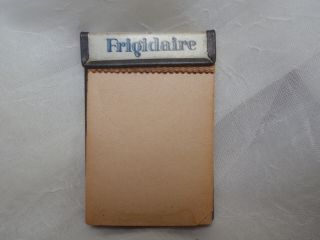 Unique Rare Vintage Advertising 1940 ' s Miniature Mini Frigidaire Note Pad 2