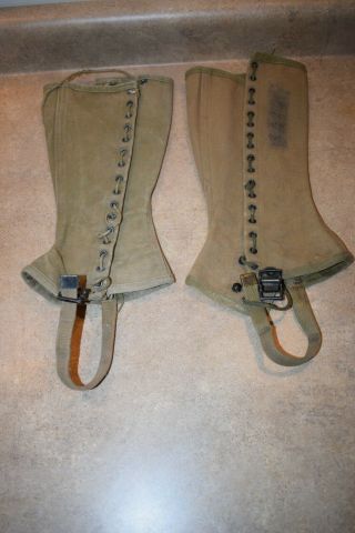 Vintage World War Ii United States Military Uniform 2 - R Canvas Leggings
