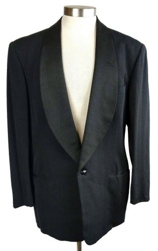 1950s Vintage Jackson Shanghai Custom Shawl Collar Tux Dinner Jacket 42 2