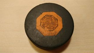 1950 - 58 Vintage Nhl Official Game Hockey Puck Art Ross Ccm Buffalo Pat.  2226516