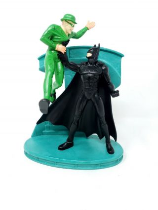 Batman Forever And The Riddler Statue Applause Inc 1995 Le 2528/5000 Ankle Dmg
