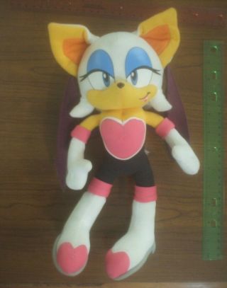 Rouge The Bat Ge Sega Sonic The Hedgehog Plush 11” Toy Figure