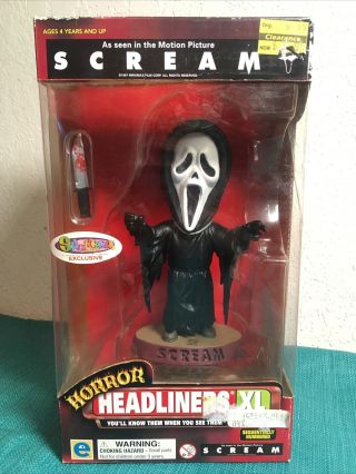 1999 Horror Headliners Xl Scream Movie Ghost Face Figure Spencer New/opened Box