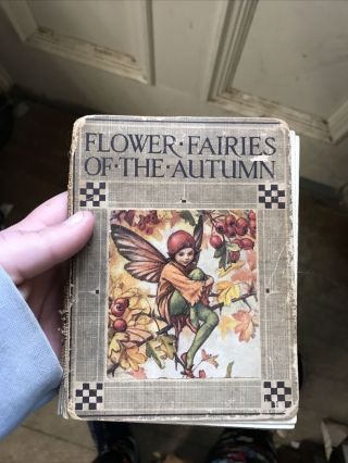Vintage " Flowers Fairies Of The Autumn " Hardback Book By " Cicely Mary Barker "